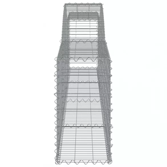 20 db íves horganyzott vas gabion kosár 400x30x60/80 cm