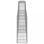 9 db íves horganyzott vas gabion kosár 400x30x80/100 cm