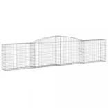 20 db íves horganyzott vas gabion kosár 400x30x80/100 cm