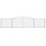 20 db íves horganyzott vas gabion kosár 400x30x80/100 cm