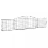 25 db íves horganyzott vas gabion kosár 400x30x80/100 cm