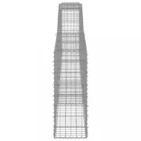25 db íves horganyzott vas gabion kosár 400x30x80/100 cm