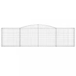 20 db íves horganyzott vas gabion kosár 400x30x100/120 cm