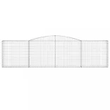 25 db íves horganyzott vas gabion kosár 400x30x100/120 cm