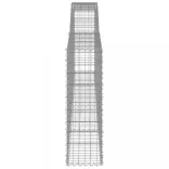 25 db íves horganyzott vas gabion kosár 400x30x100/120 cm