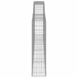 4 db íves horganyzott vas gabion kosár 400x30x120/140 cm