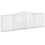 20 db íves horganyzott vas gabion kosár 400x30x120/140 cm