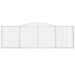 20 db íves horganyzott vas gabion kosár 400x30x120/140 cm