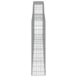 20 db íves horganyzott vas gabion kosár 400x30x120/140 cm