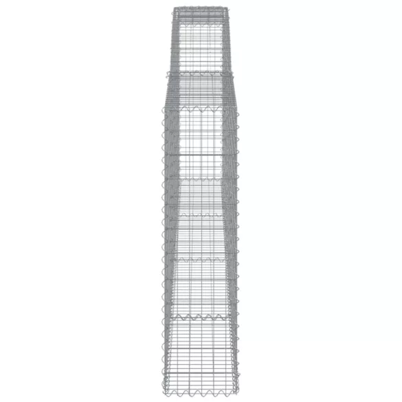 20 db íves horganyzott vas gabion kosár 400x30x120/140 cm