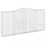 3 db íves horganyzott vas gabion kosár 200x30x180/200 cm