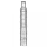 4 db íves horganyzott vas gabion kosár 400x30x180/200 cm