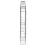10 db íves horganyzott vas gabion kosár 400x30x180/200 cm