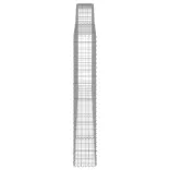 15 db íves horganyzott vas gabion kosár 400x30x180/200 cm