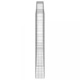 3 db íves horganyzott vas gabion kosár 400x30x220/240 cm
