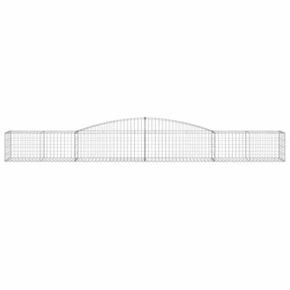 20 db íves horganyzott vas gabion kosár 400x50x40/60 cm