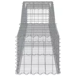 25 db íves horganyzott vas gabion kosár 400x50x40/60 cm