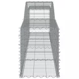 25 db íves horganyzott vas gabion kosár 400x50x60/80 cm