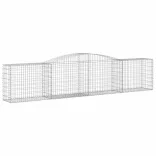 9 db íves horganyzott vas gabion kosár 400x50x80/100 cm