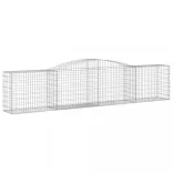 25 db íves horganyzott vas gabion kosár 400x50x80/100 cm