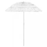 fehér hawaii stílusú strandnapernyő 180 cm
