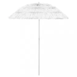fehér hawaii stílusú strandnapernyő 180 cm