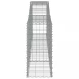 9 db íves horganyzott vas gabion kosár 400x50x100/120 cm