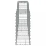 10 db íves horganyzott vas gabion kosár 400x50x100/120 cm