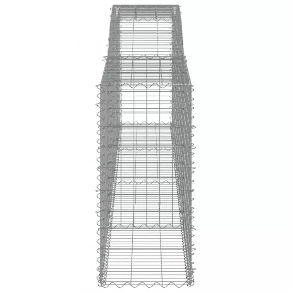 20 db íves horganyzott vas gabion kosár 400x50x100/120 cm