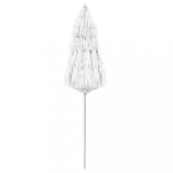 fehér hawaii stílusú strandnapernyő 180 cm