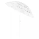 fehér hawaii stílusú strandnapernyő 180 cm