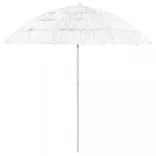 fehér hawaii stílusú strandnapernyő 240 cm