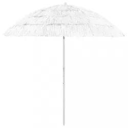 fehér hawaii stílusú strandnapernyő 240 cm