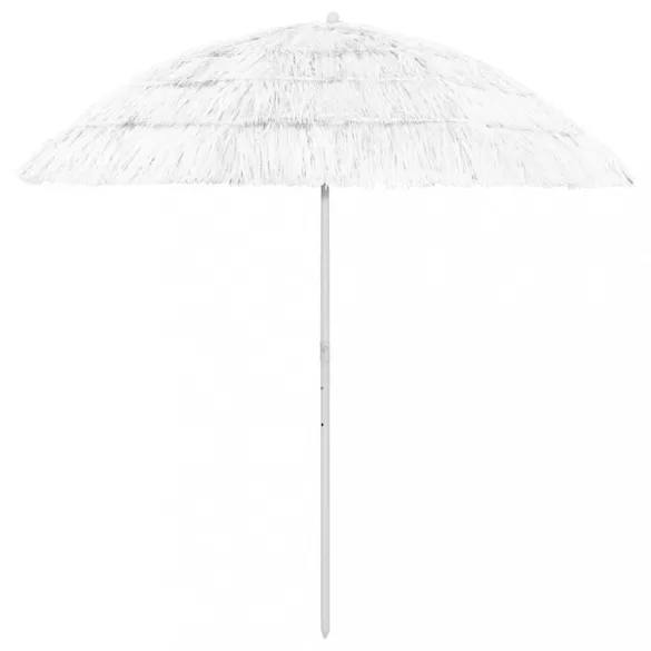 fehér hawaii stílusú strandnapernyő 240 cm