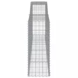 15 db íves horganyzott vas gabion kosár 400x50x120/140 cm