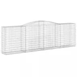 20 db íves horganyzott vas gabion kosár 400x50x120/140 cm