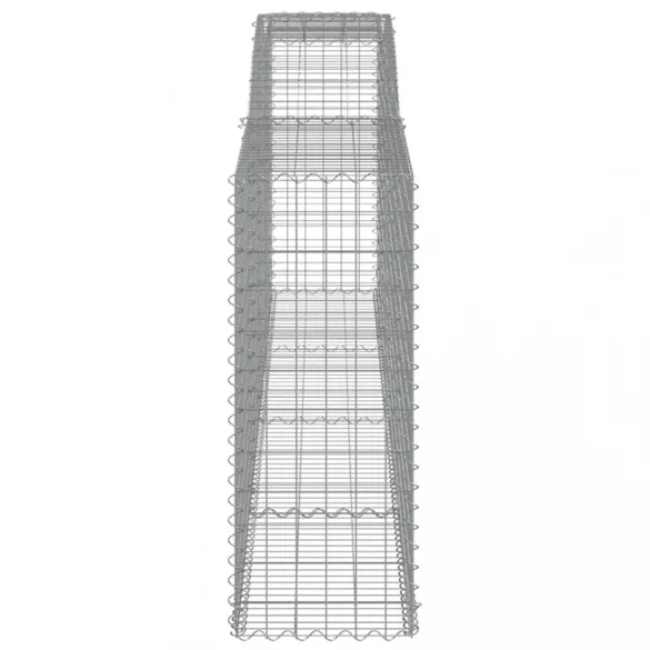 20 db íves horganyzott vas gabion kosár 400x50x120/140 cm