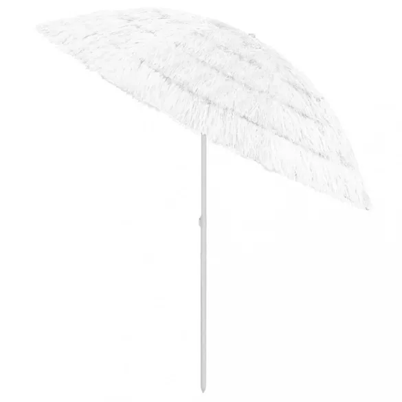fehér hawaii stílusú strandnapernyő 240 cm