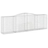 25 db íves horganyzott vas gabion kosár 400x50x120/140 cm