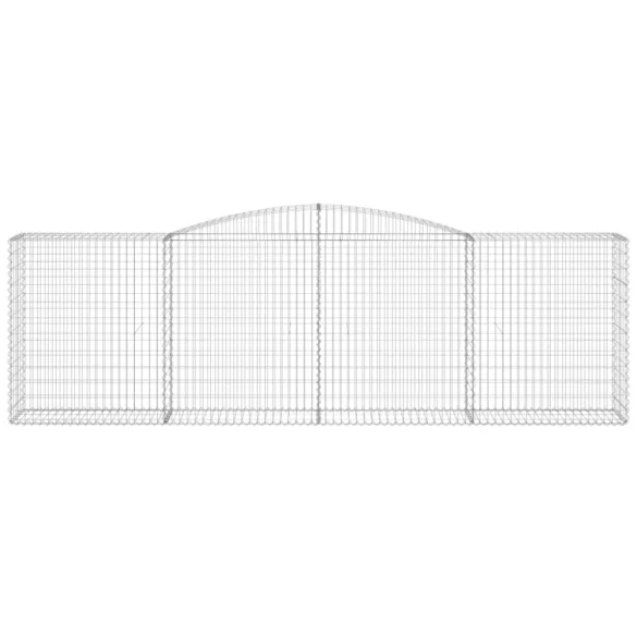 25 db íves horganyzott vas gabion kosár 400x50x120/140 cm