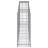 25 db íves horganyzott vas gabion kosár 400x50x120/140 cm