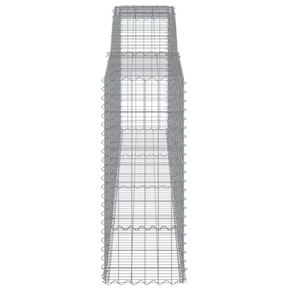 25 db íves horganyzott vas gabion kosár 400x50x120/140 cm