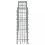 15 db íves horganyzott vas gabion kosár 400x50x140/160 cm