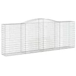 20 db íves horganyzott vas gabion kosár 400x50x140/160 cm