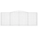 20 db íves horganyzott vas gabion kosár 400x50x140/160 cm