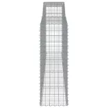 20 db íves horganyzott vas gabion kosár 400x50x140/160 cm