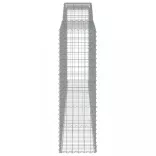 5 db íves horganyzott vas gabion kosár 400 x 50 x 160/180 cm