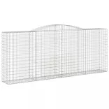 9 db íves horganyzott vas gabion kosár 400x50x160/180 cm