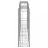 10 db íves horganyzott vas gabion kosár 400x50x160/180 cm