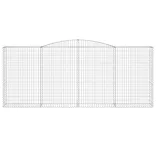 25 db íves horganyzott vas gabion kosár 400x50x160/180 cm